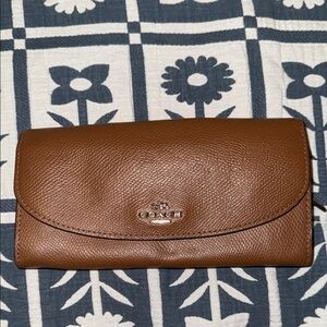 Coach Tan Leather Women's Wallet